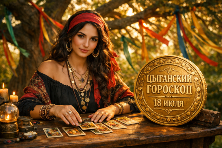 Цыганский гороскоп на 18 июля: Монета обнаружит полезную находку, а Подкова станет хозяйкой счастливого дня