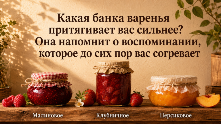 Тест: девять банок варенья и воспоминание, которое до сих пор вас согревает