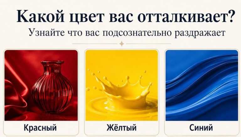 Тест: один цвет, который вам неприятен, расскажет больше, чем час разговора по душам