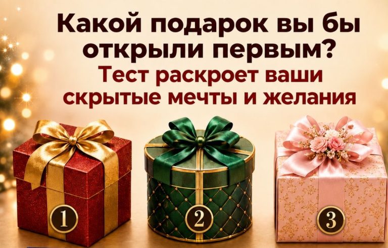 Тест на пять секунд: подарок, покой или признание - что нужно на самом деле