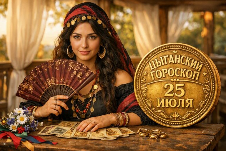 Цыганский гороскоп на 25 июля: Звезда получит приглашение, а Колокол заметит недосказанность