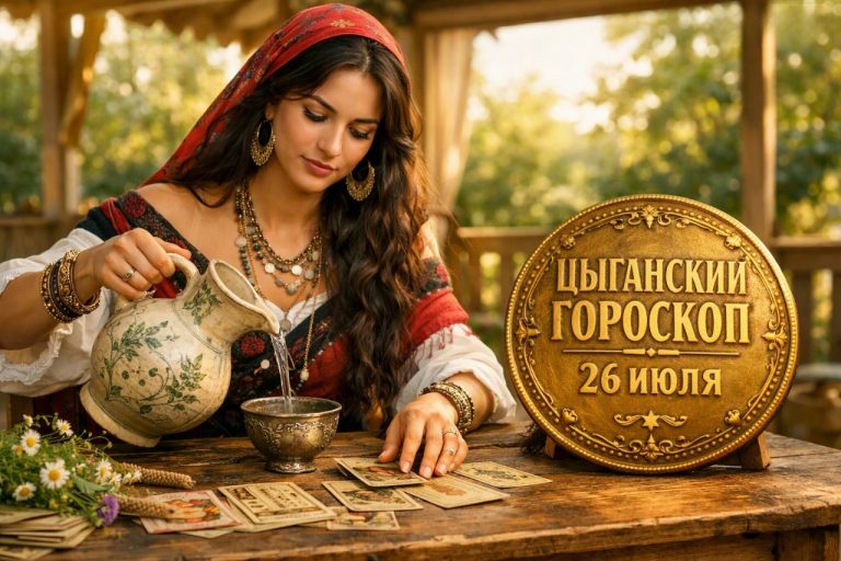 Цыганский гороскоп на 26 июля: Подкова попадёт в удачный час, а Свеча услышит полезный совет