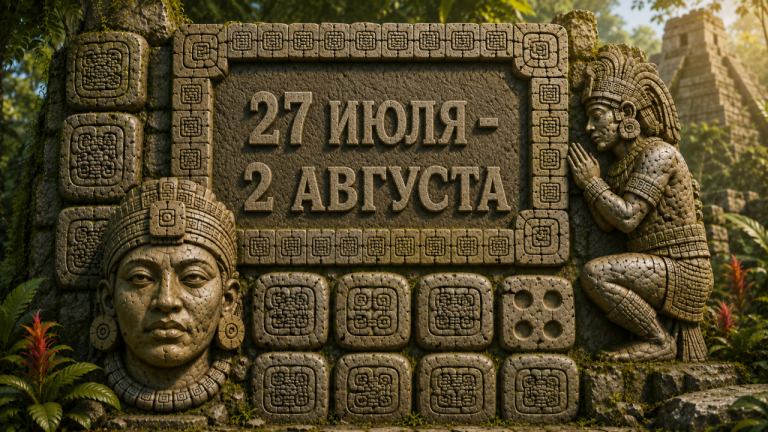 Календарь майя на неделю с 27 июля по 2 августа: время завершить старое и выбрать новый путь