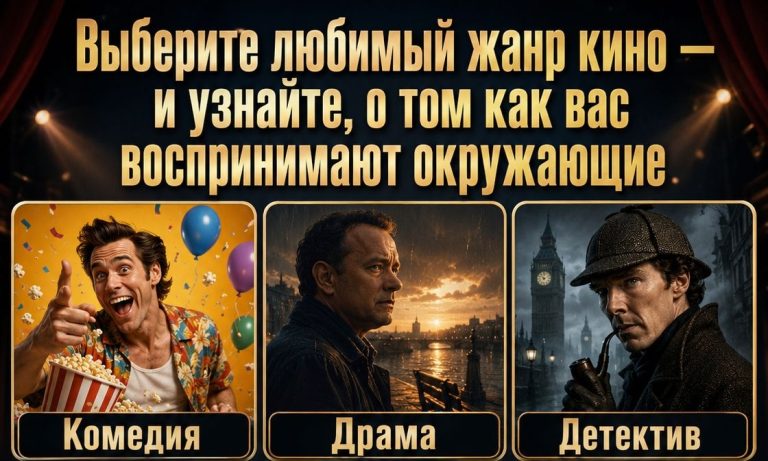 Комедия, детектив или фэнтези? Один выбор расскажет о вас больше, чем долгое знакомство