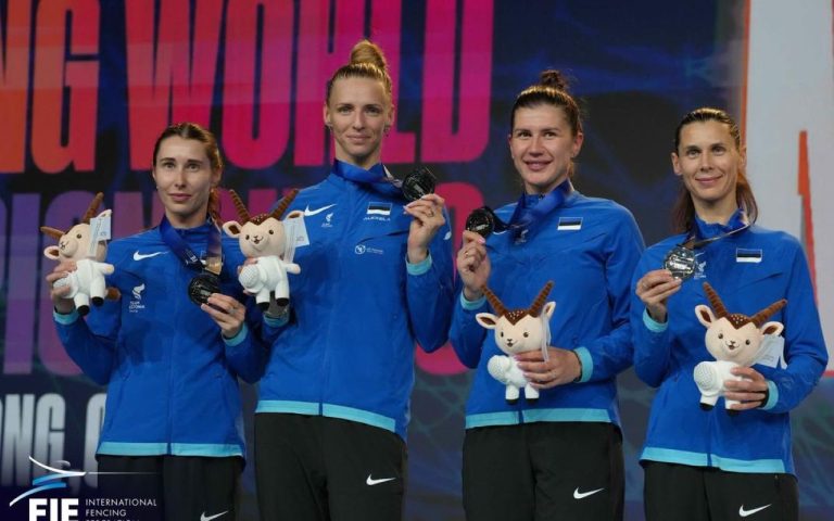 Эстонские шпажистки завоевали серебро чемпионата мира по фехтованию