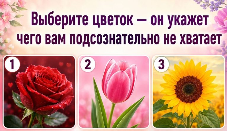 Интуитивный выбор цветка может рассказать о том, чего сегодня просит ваша душа
