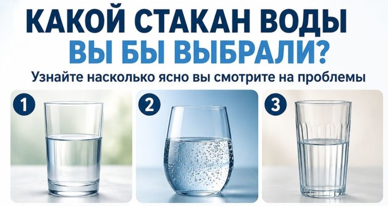 Выберите стакан воды - и узнайте, что мешает видеть проблемы такими, какие они есть