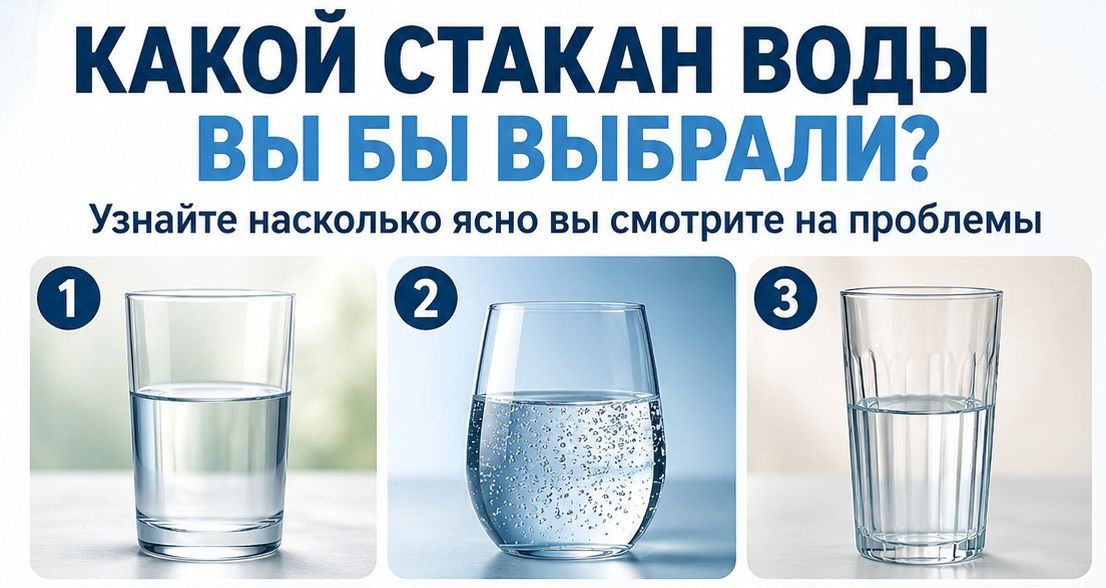 Выберите стакан воды - и узнайте, что мешает видеть проблемы такими, какие они есть