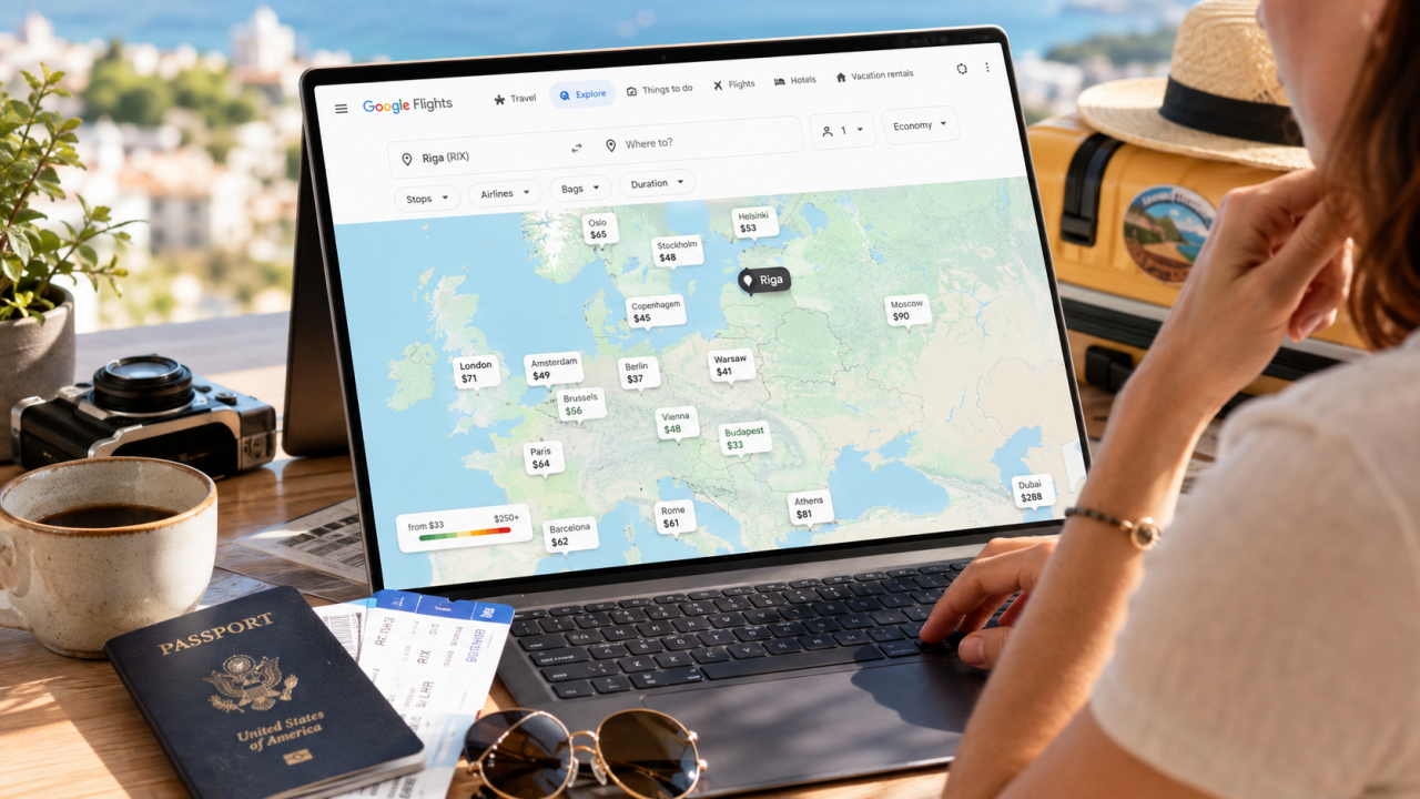 Не знаете, куда полететь в отпуск? Google Flights сам покажет самое дешёвое направление