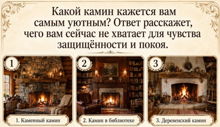 Тест: выбор камина может многое сказать о том, где хочется обрести покой