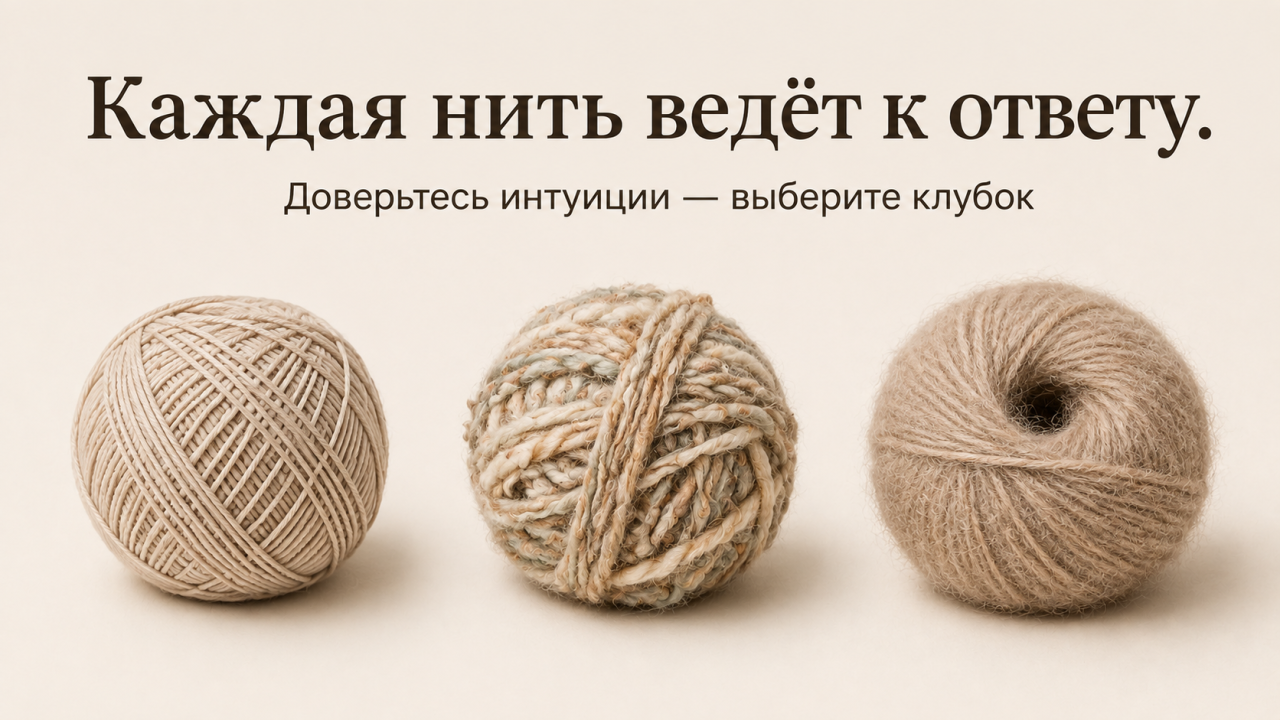 Тест: выберите клубок ниток - и узнайте, как вы распутываете проблемы