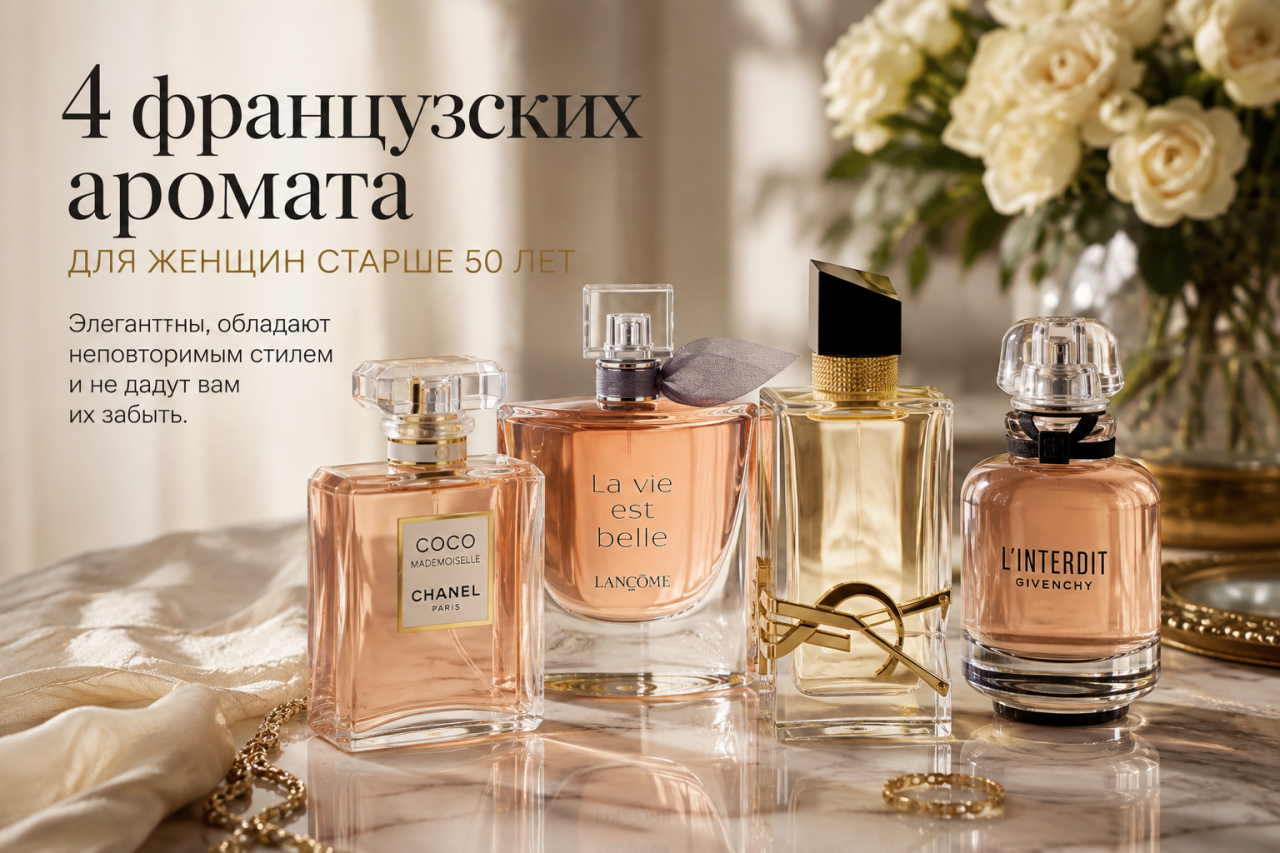 4 французских аромата после 50: элегантный шлейф, который запоминается