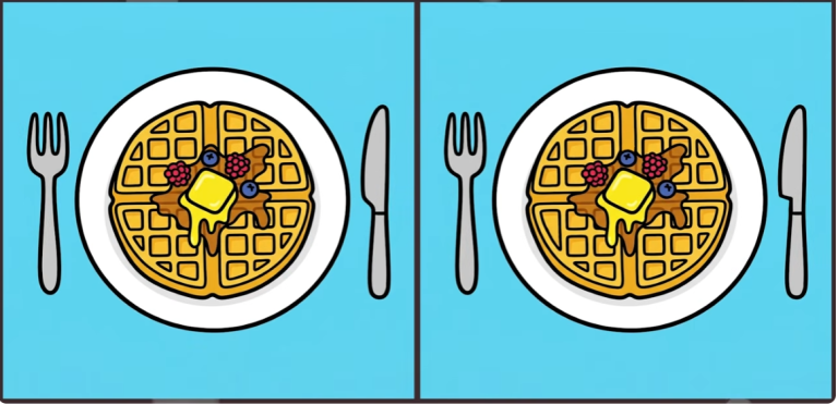 Завтрак с подвохом: три отличия спрятались прямо у вас перед глазами