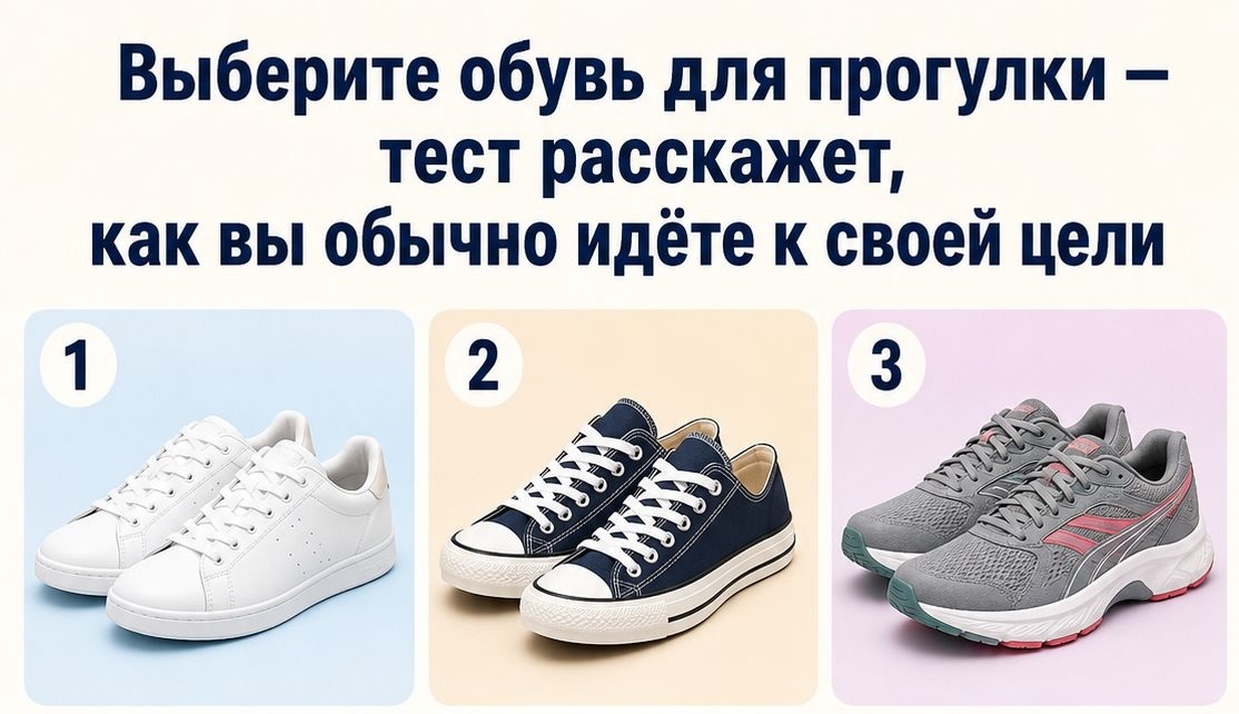 Кеды, лоферы или ботинки? Неожиданный тест на отношение к жизненным целям