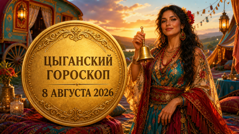 Золотой колокольчик позовёт к верному решению: какие знаки цыганского гороскопа услышат важную подсказку 8 августа 2026 года