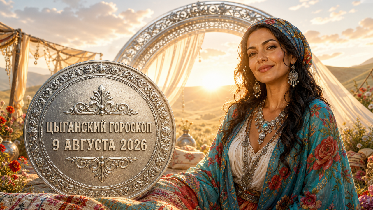 Серебряная арка распахнёт путь к ясности: какие знаки цыганского гороскопа увидят верный ход 9 августа 2026 года