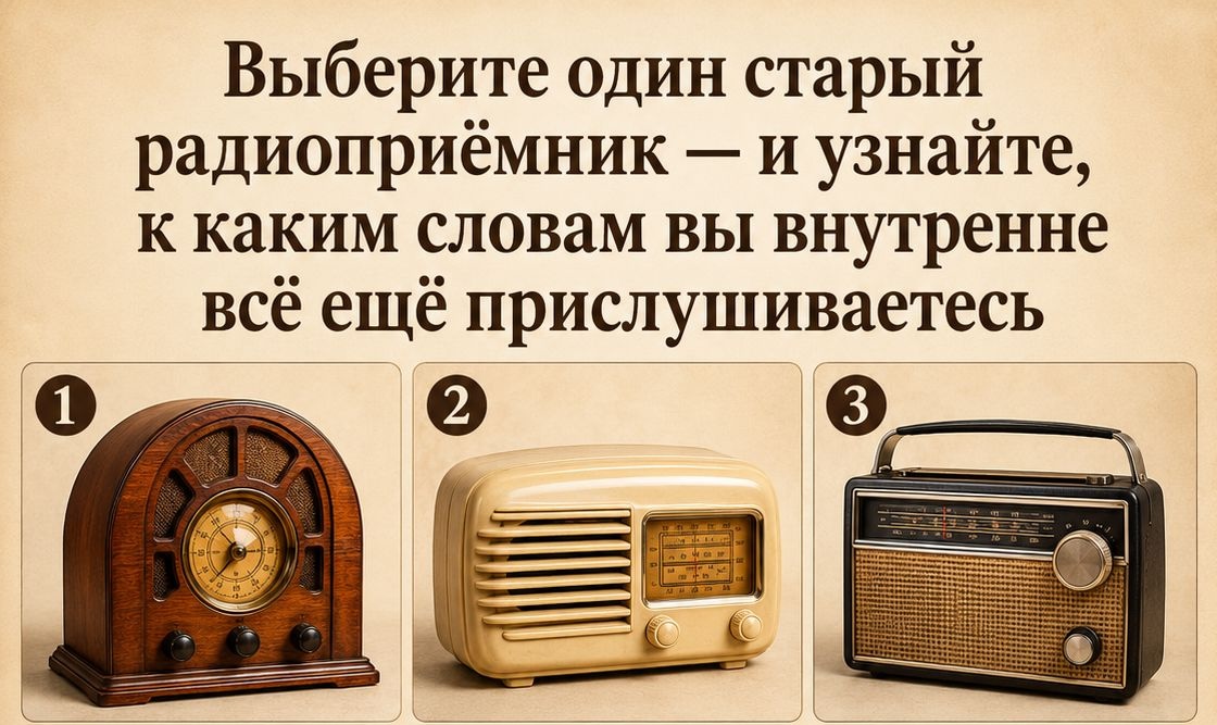 Выберите радиоприёмник - и узнайте, чей голос до сих пор живёт у вас в голове