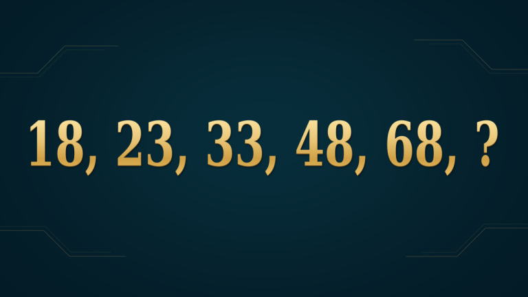 18, 23, 33, 48, 68: какое число продолжит этот ряд?