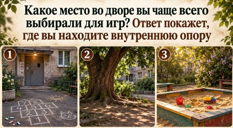 Тест по двору детства покажет, что помогает вам сохранять внутреннее равновесие