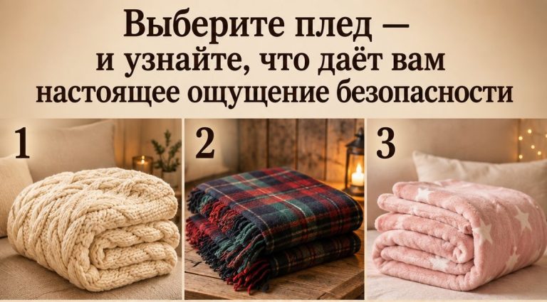 Какой плед вы бы унесли домой? Ответ расскажет, от чего ваша психика хочет спрятаться