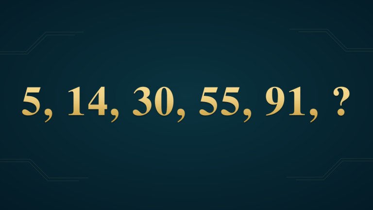 5, 14, 30, 55, 91: какое число продолжит этот ряд?