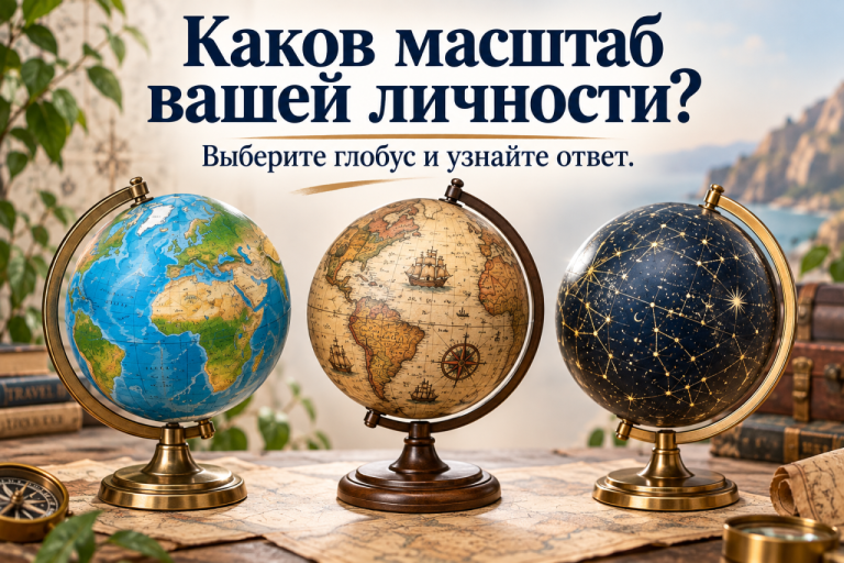 Тест: выберите глобус - и узнайте, насколько широко вы смотрите на мир
