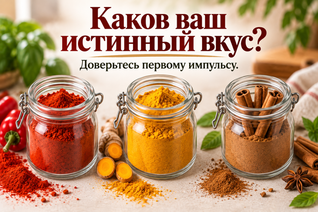 Тест: выберите специю не раздумывая - и узнайте, какая «приправа» характера делает вас незабываемым