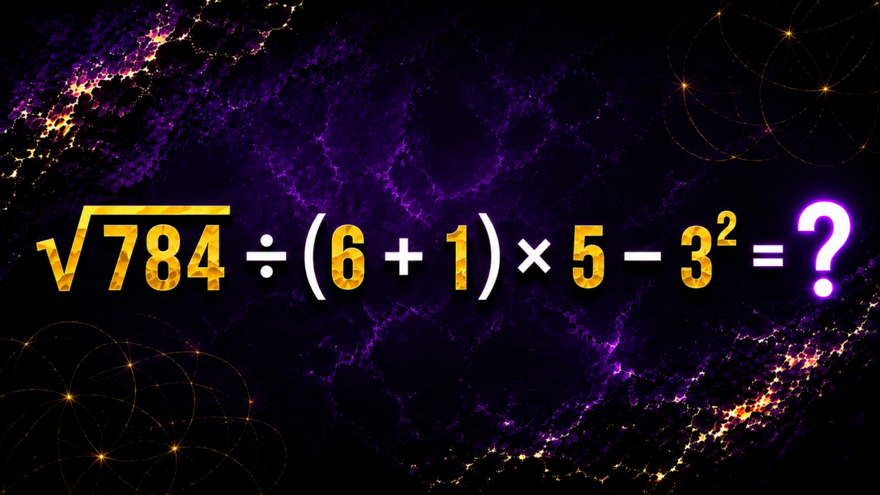 √784 ÷ (6 + 1) × 5 − 3² = ?: будьте осторожны, один ложный школьный рефлекс, и ответ уже неверный