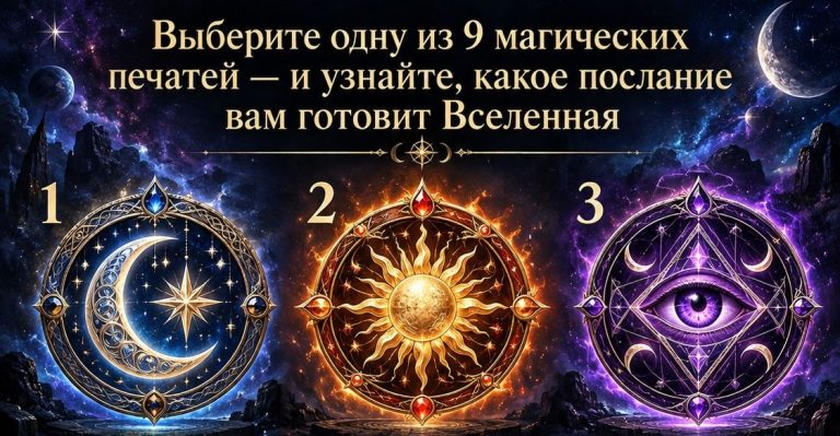Девять символов, девять посланий: что ваш выбор говорит о нынешнем периоде жизни