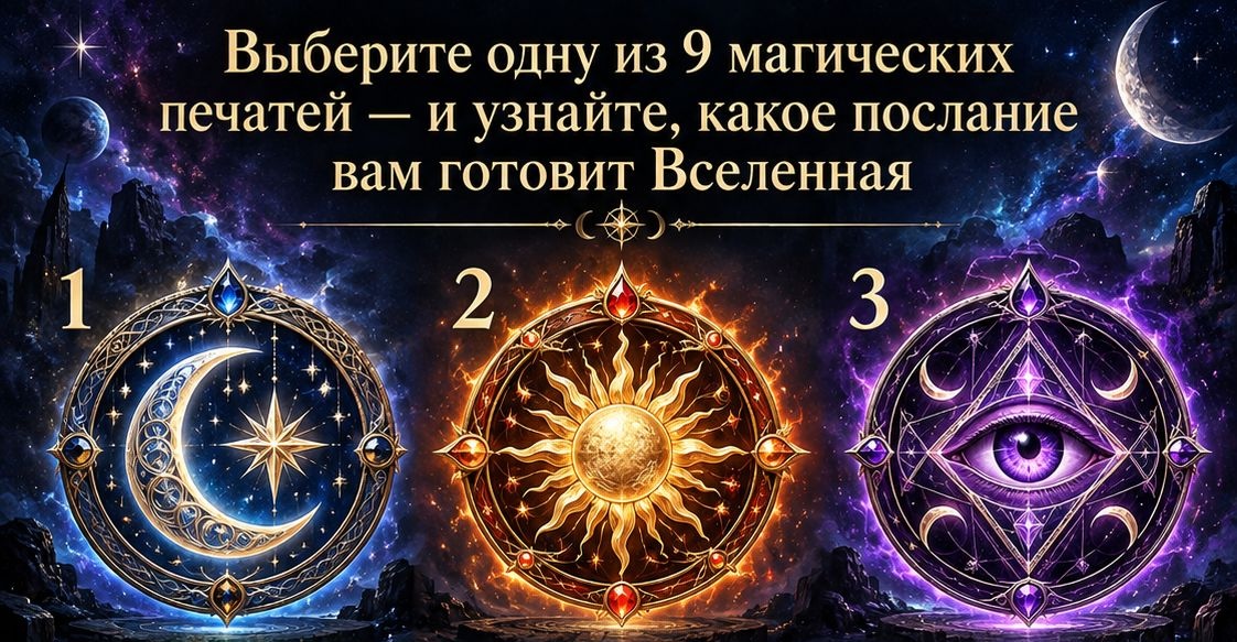 Девять символов, девять посланий: что ваш выбор говорит о нынешнем периоде жизни