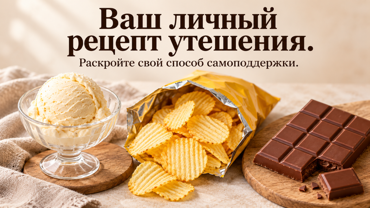 Тест: выберите блюдо, которым вы себя утешаете - и узнайте, как вы поддерживаете себя в трудную минуту
