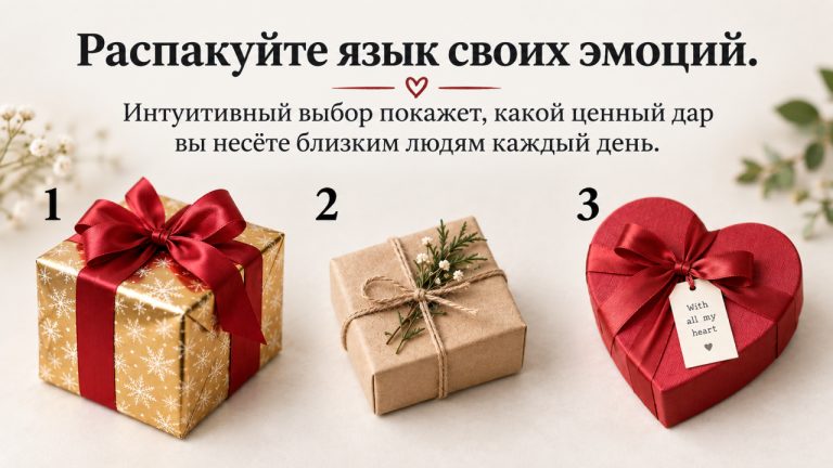 Тест: выберите подарок - и узнайте, как вы на самом деле проявляете любовь