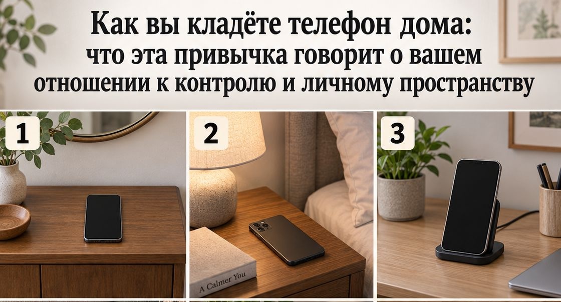 Телефон на зарядке, в пледе или среди ключей: тест, который подозрительно метко угадывает характер