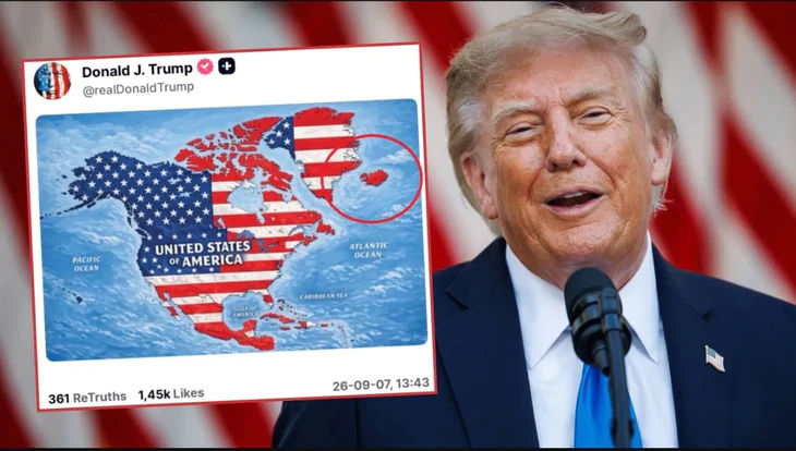 Рейкьявик возмутился картой Трампа, включившей Исландию в США