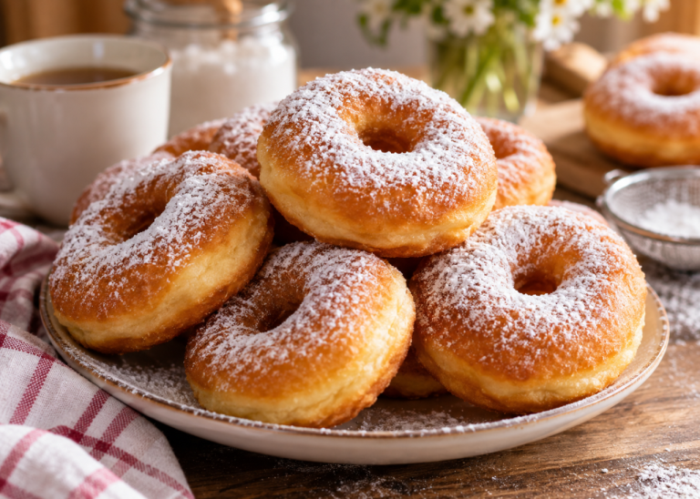 Вкус из детства без похода в кондитерскую: рецепт мягких пончиков