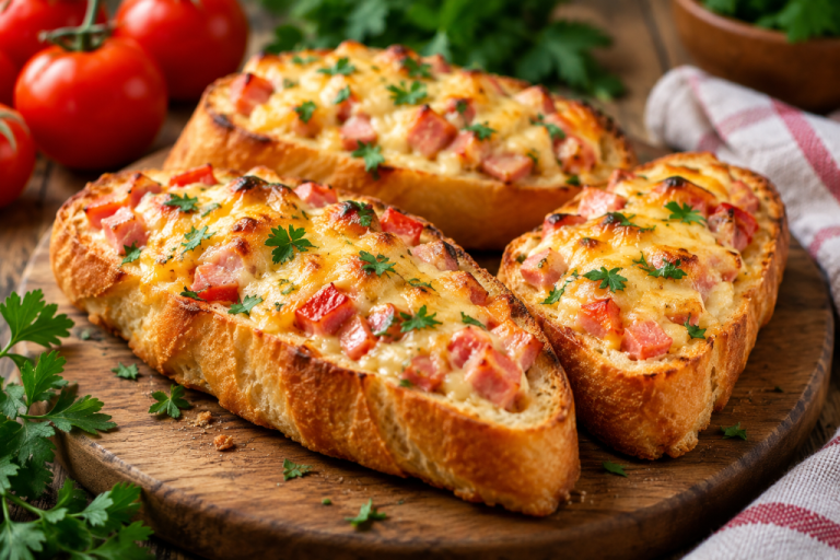 Горячие бутерброды-лодочки: 20 минут до вкусного завтрака