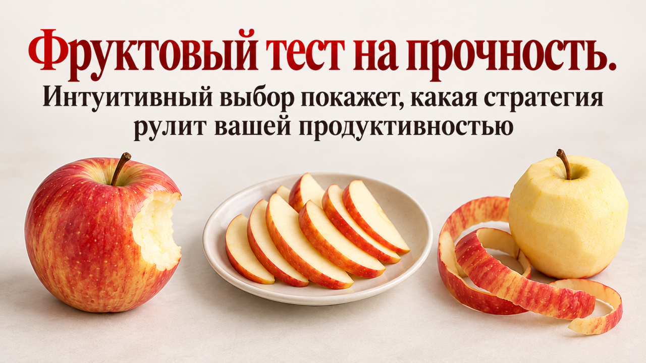 Тест: как вы едите яблоко? Это расскажет о вашем характере в действии