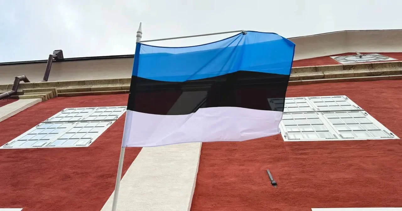 В Нарве ученик вытер обувь о флаг Эстонии: суд назначил условный срок и штраф