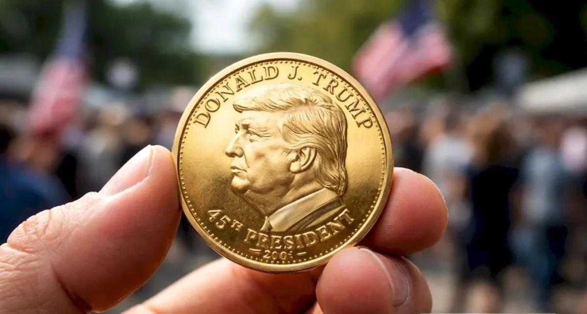 Монетный двор США установил рекорд продаж в 1 млрд долларов благодаря монете с Трампом