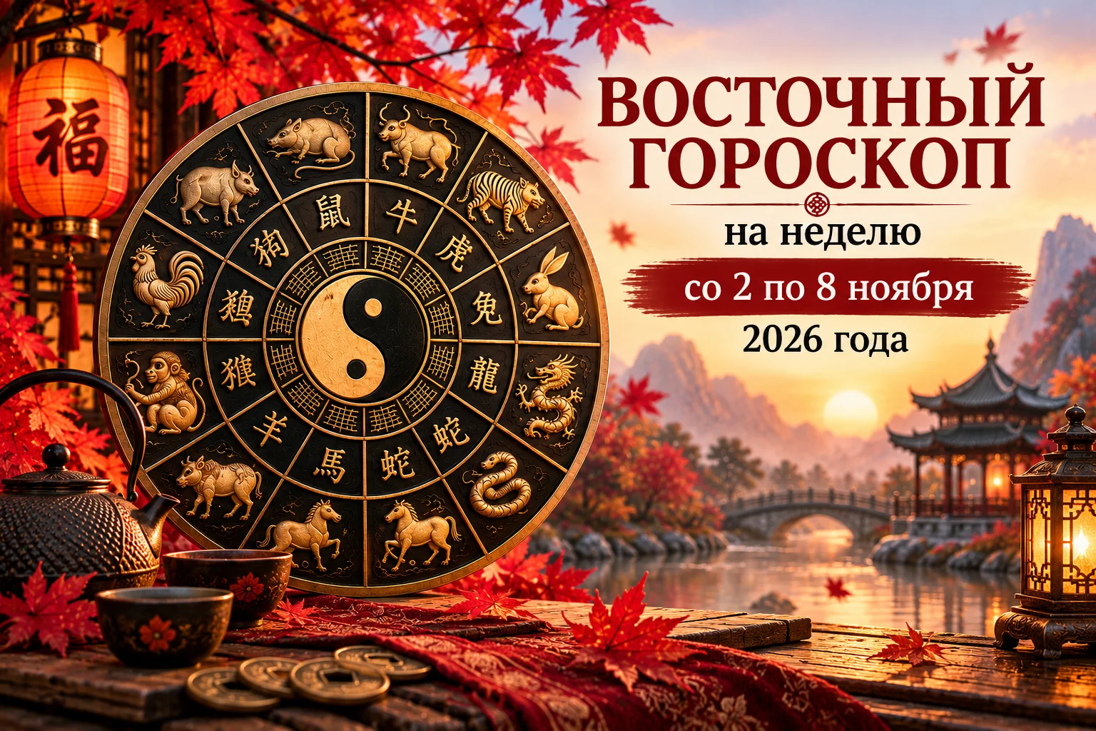 Восточный гороскоп: неделя со 2 по 8 ноября - кто найдет неожиданный выход, а кому пора перестать сомневаться