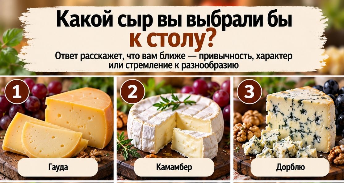 Тест с сыром: какой вкус вы выберете - и какую философию жизни он отражает