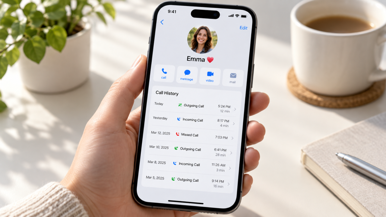 Скрытая функция iPhone: как посмотреть все звонки с одним человеком за годы