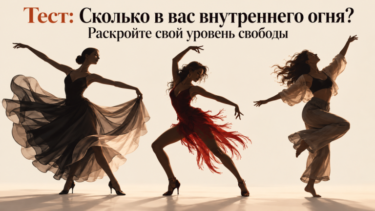 Горите ярко или бережёте ресурсы? Выберите танцевальное движение - и узнайте, насколько ярко вы проживаете жизнь