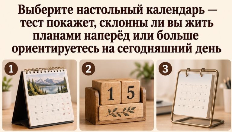 Тест без машины времени: один календарь расскажет, умеете ли вы жить сегодня