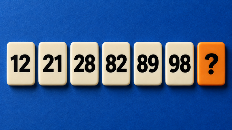 12, 21, 28, 82, 89, 98: попробуйте объяснить этот порядок за 30 секунд