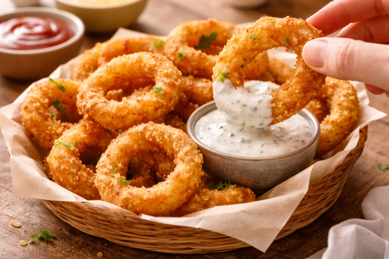 Хрустящие луковые кольца за 25 минут: рецепт, который получается всегда